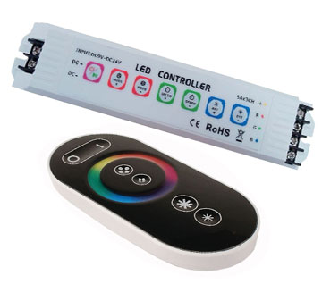 DC5/12/24V Max 15A 5A3CH, Home control High Quality Warranty 5 years LTECH Constant LED RGB Wireless RF Remote Controller For Led Strips - Replaced by LT-3600RF
